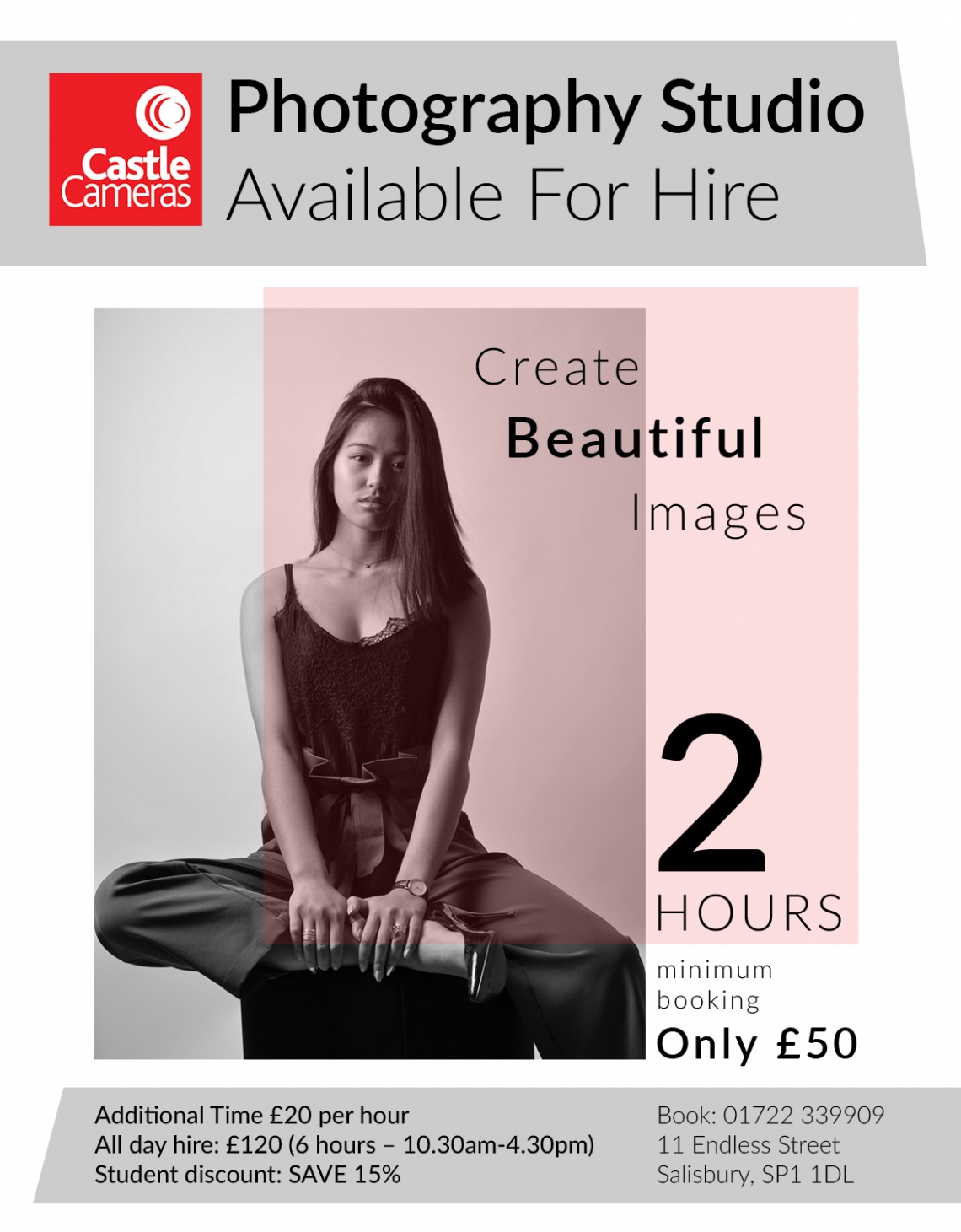 Photographic Studio For Hire - Castle Cameras Salisbury Photographic Studio For Hire - Castle Cameras Salisbury